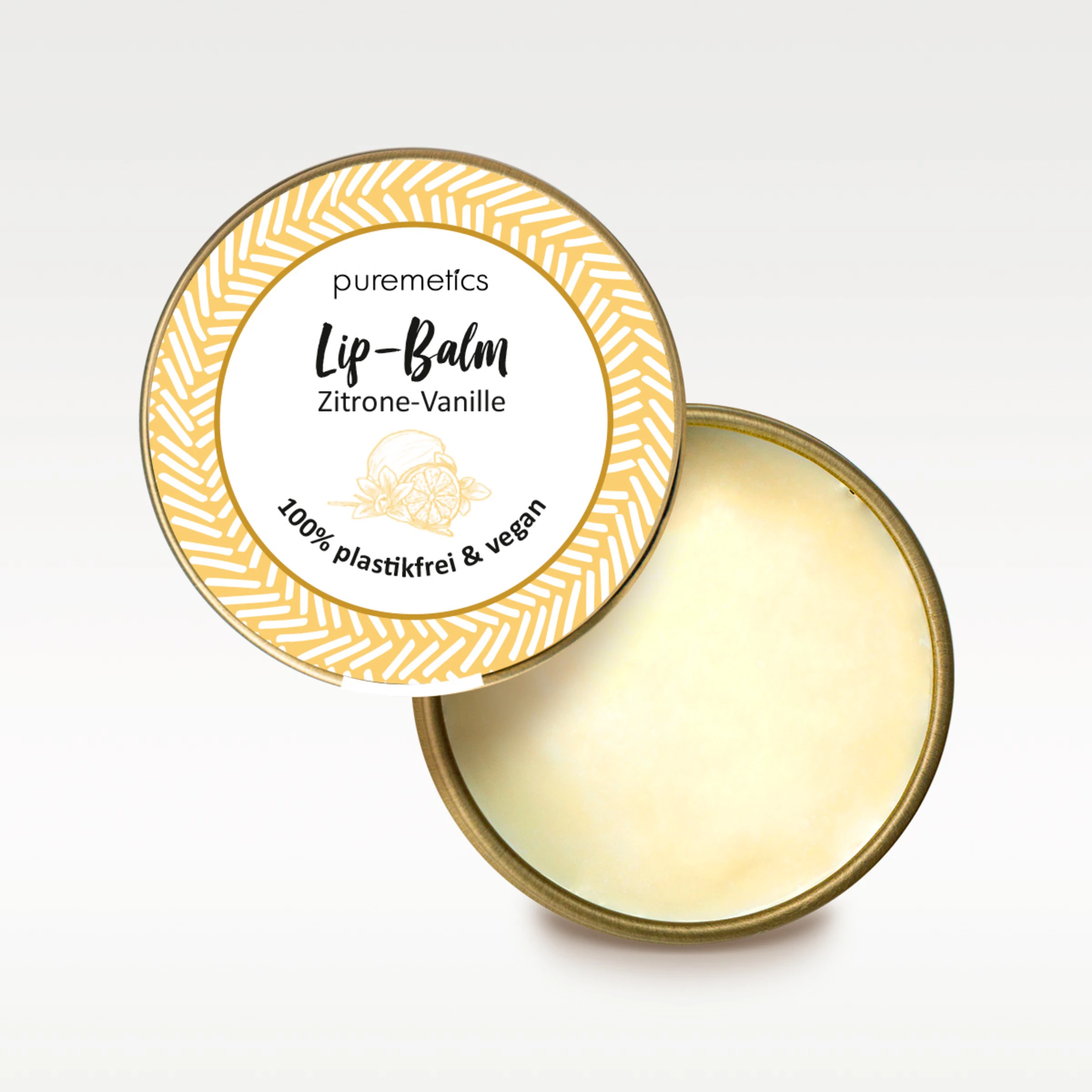 Puremetics Lip-Balm Zitrone-Vanille