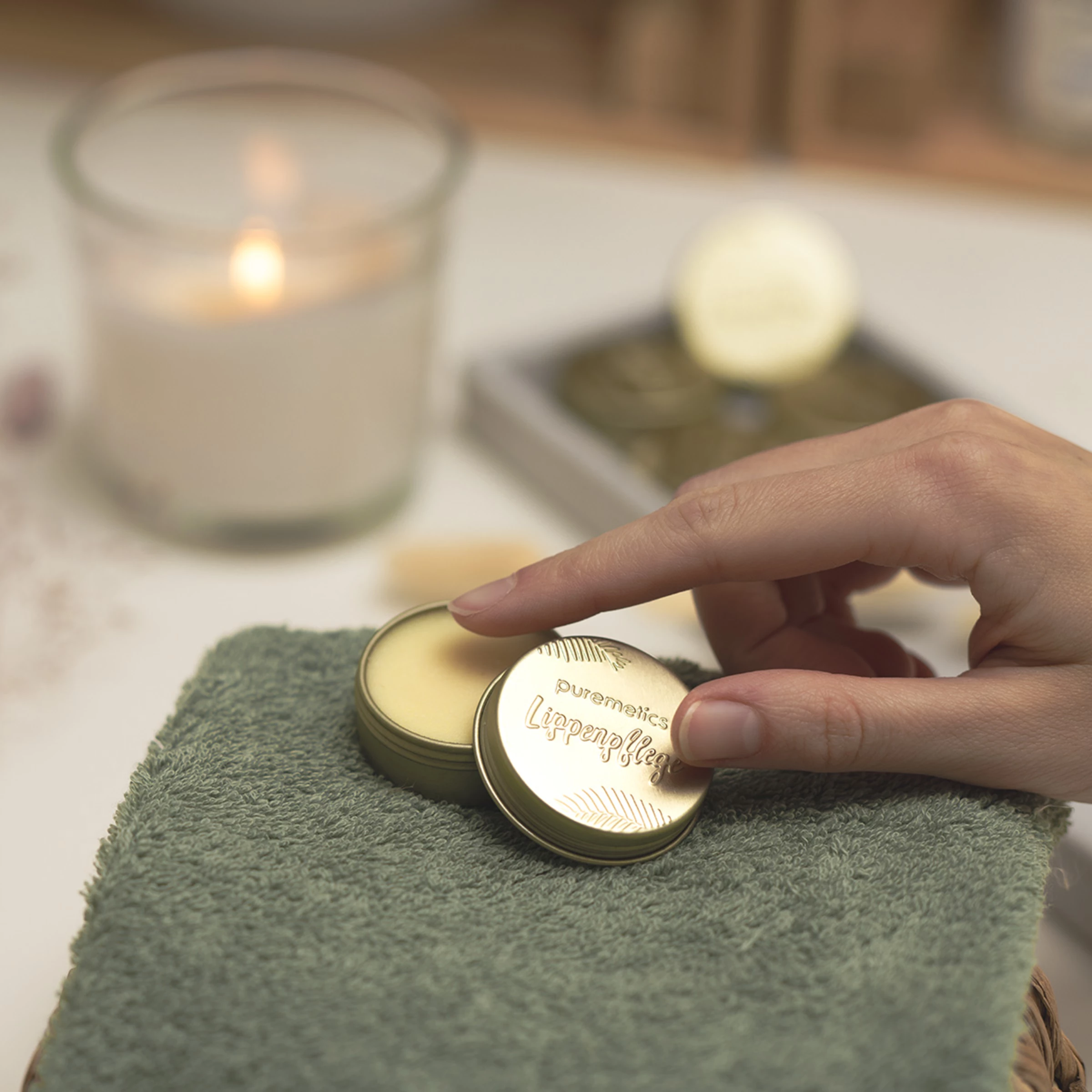 Puremetics Lip-Balm Zitrone-Vanille â Bild 3