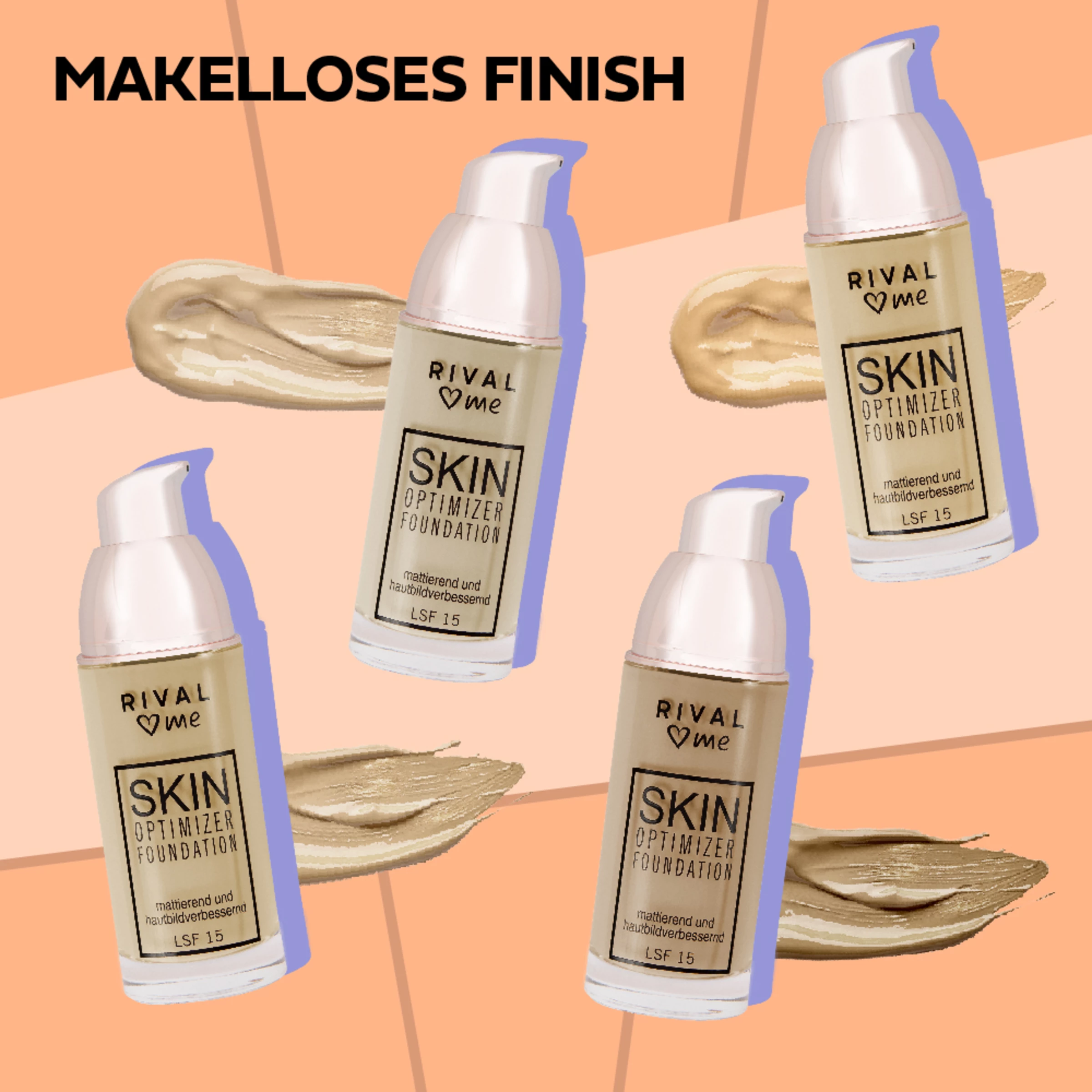 RIVAL Loves Me Skin Optimizer Foundation 04 Caramel â Bild 2