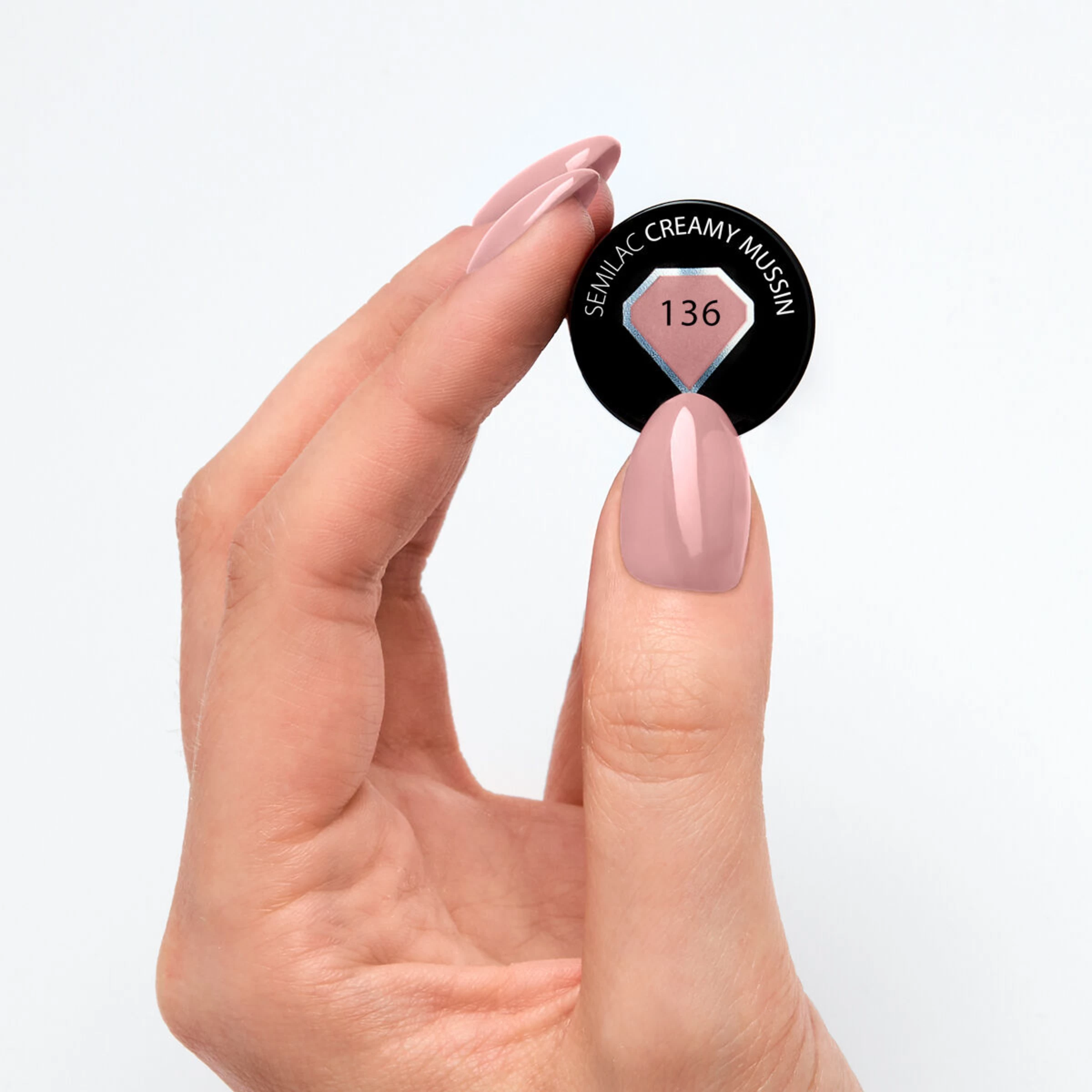 Semilac 136 UV Hybrid Creamy Muffin â Bild 3