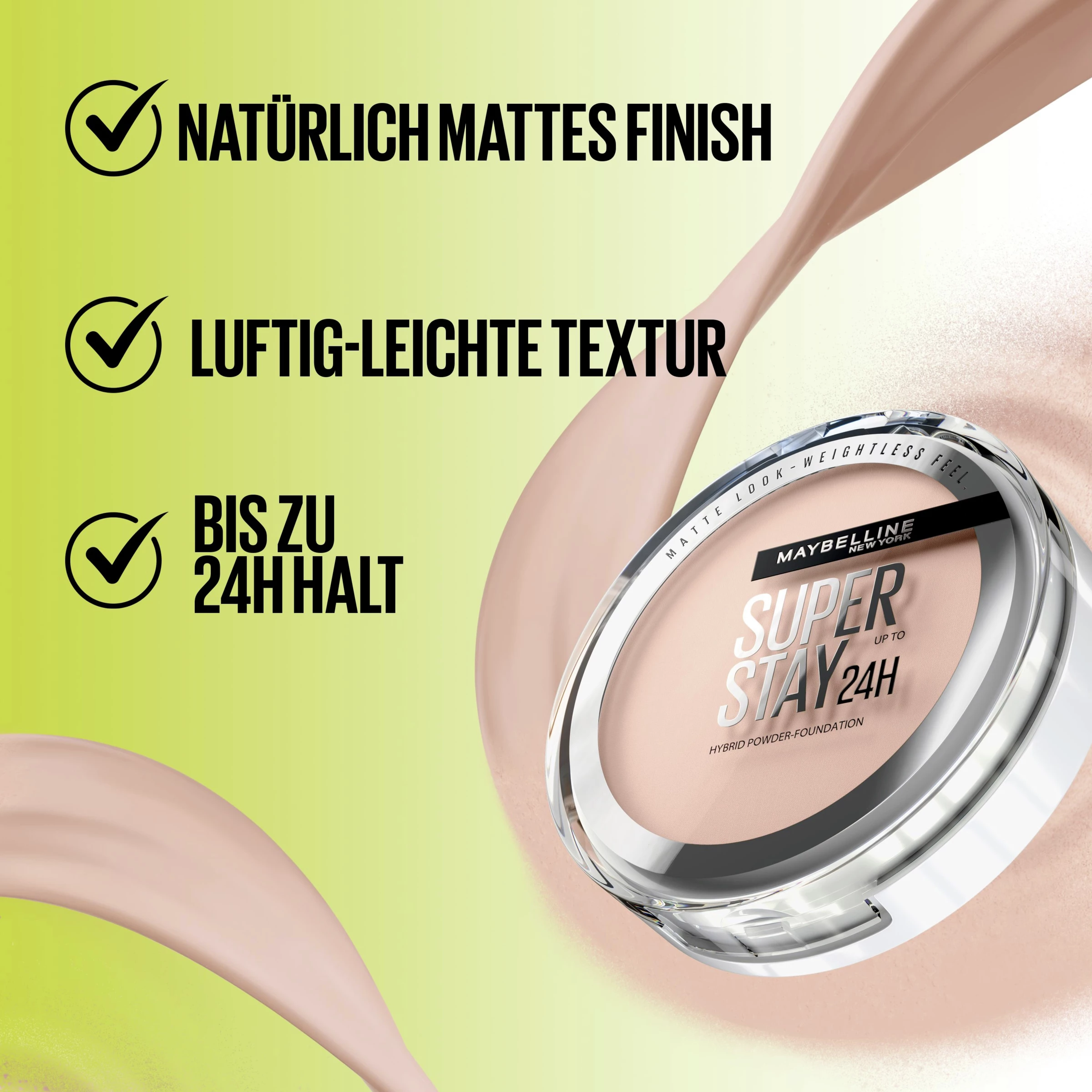 Maybelline New York Super Stay Hybrides Puder Make-Up Nr. 60 â Bild 4