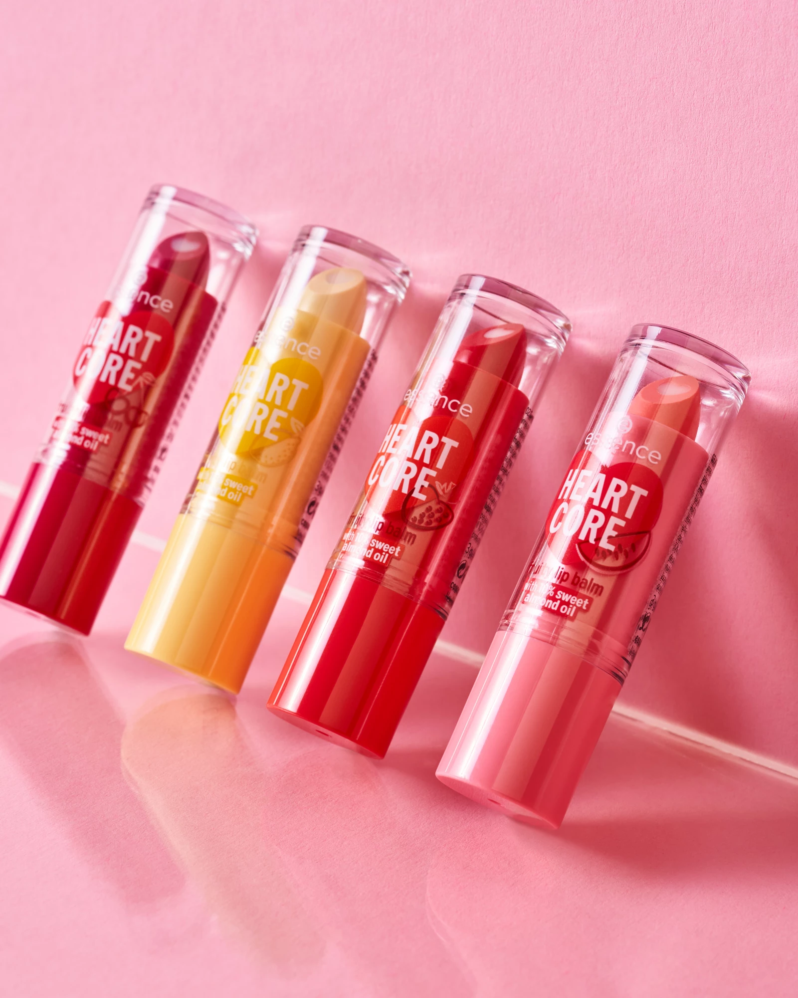 Essence HEART CORE Fruity Lip Balm 01