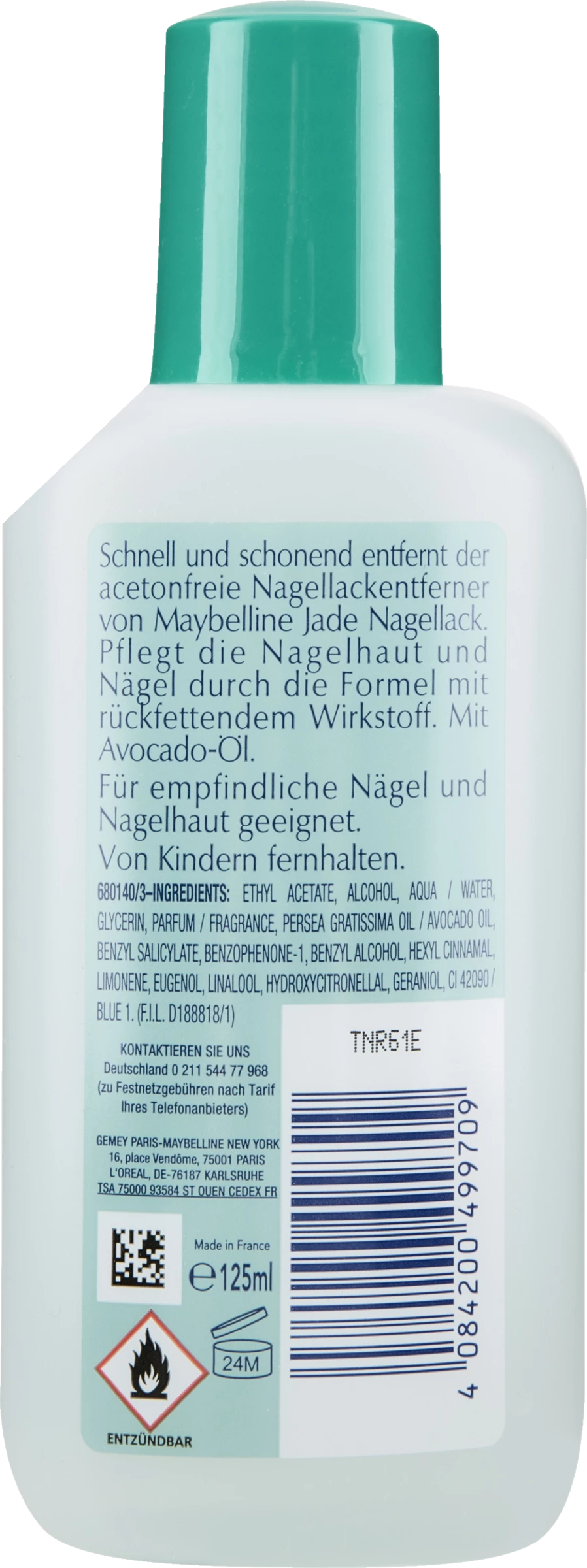 Maybelline New York Express Nails Nagellackentferner Acetonfrei â Bild 2