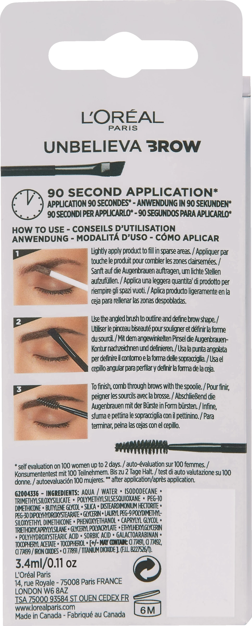 L’Oréal Paris Unbelieva Brow 103 Warm Blonde – Bild 2