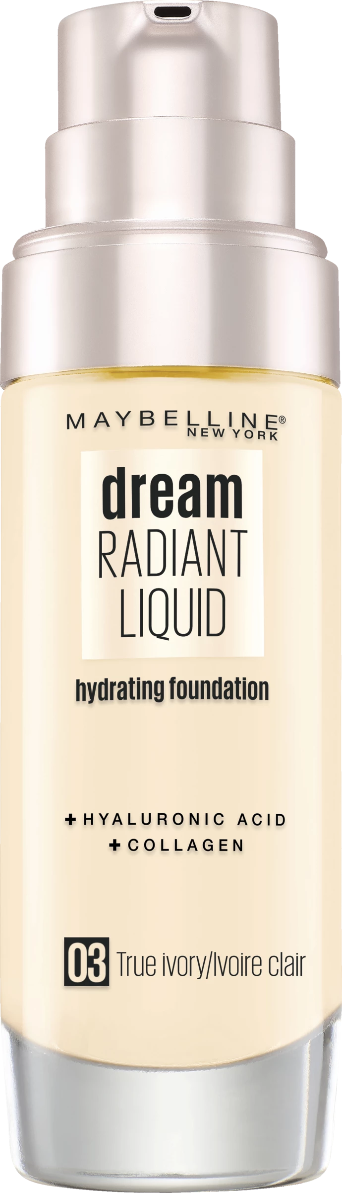 Maybelline New York Dream Radiant Liquid Make-Up Nr. 03 True Ivory