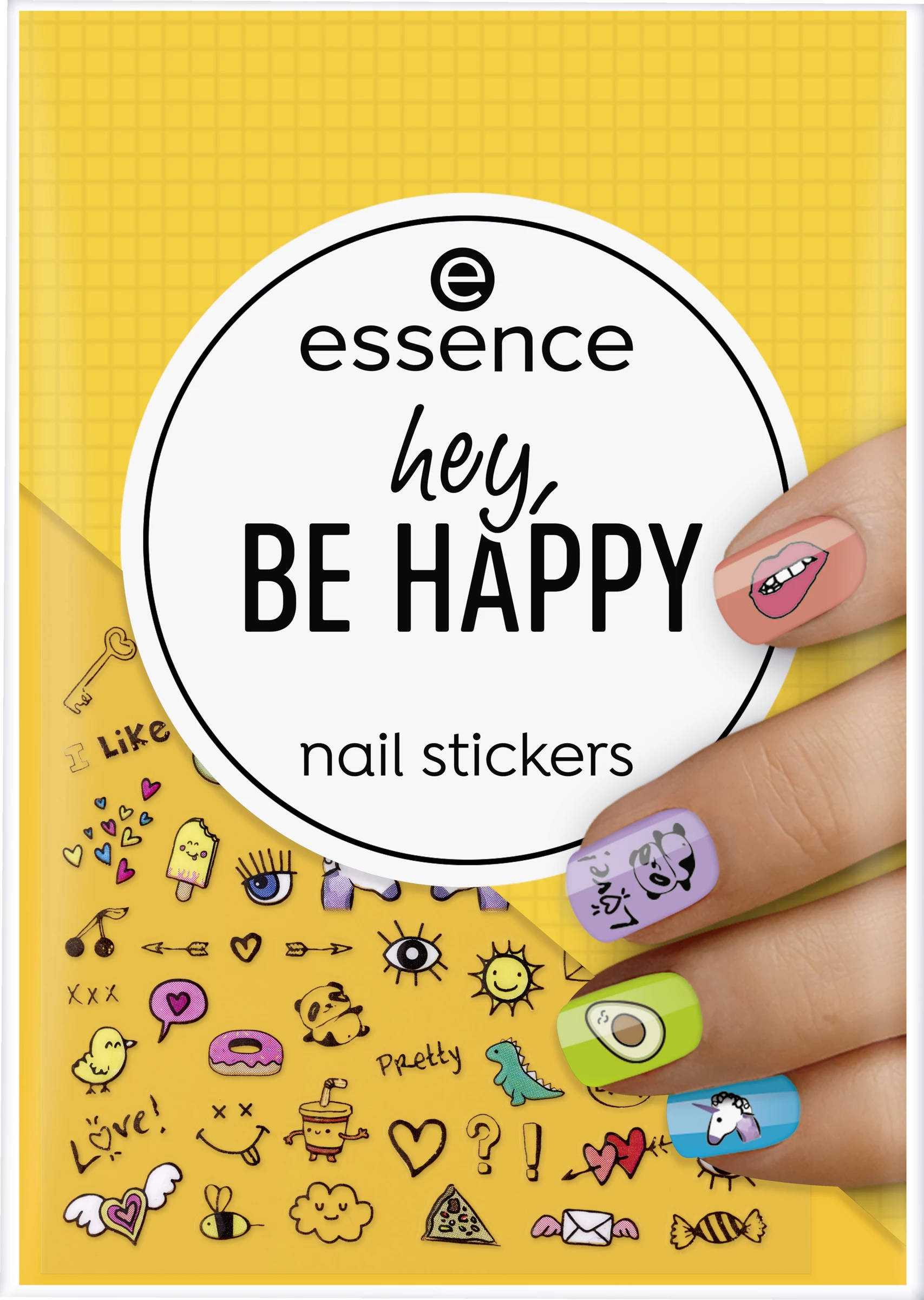 Essence Hey, BE HAPPY Nail Stickers