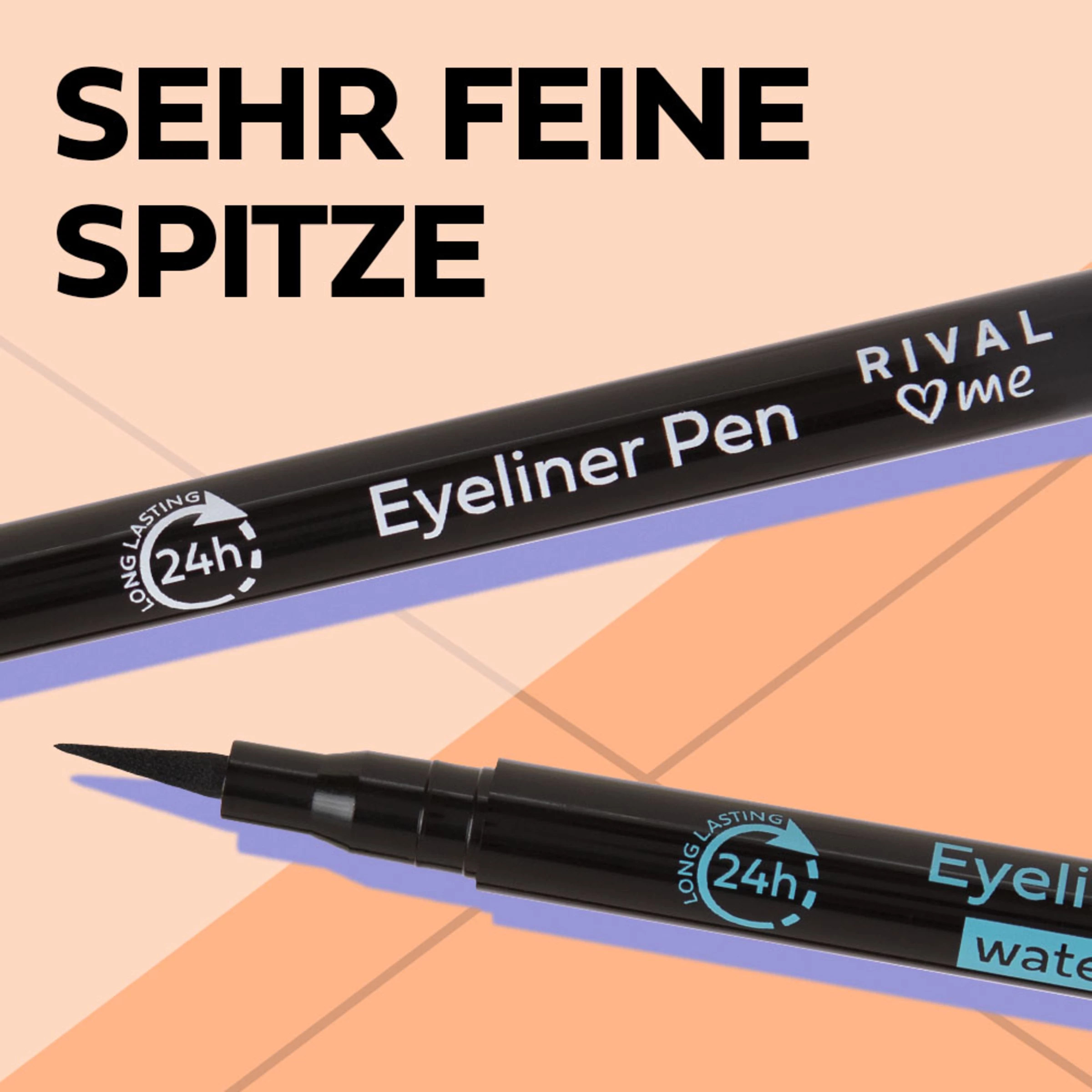 RIVAL Loves Me Eyeliner Pen 01 Black – Bild 2