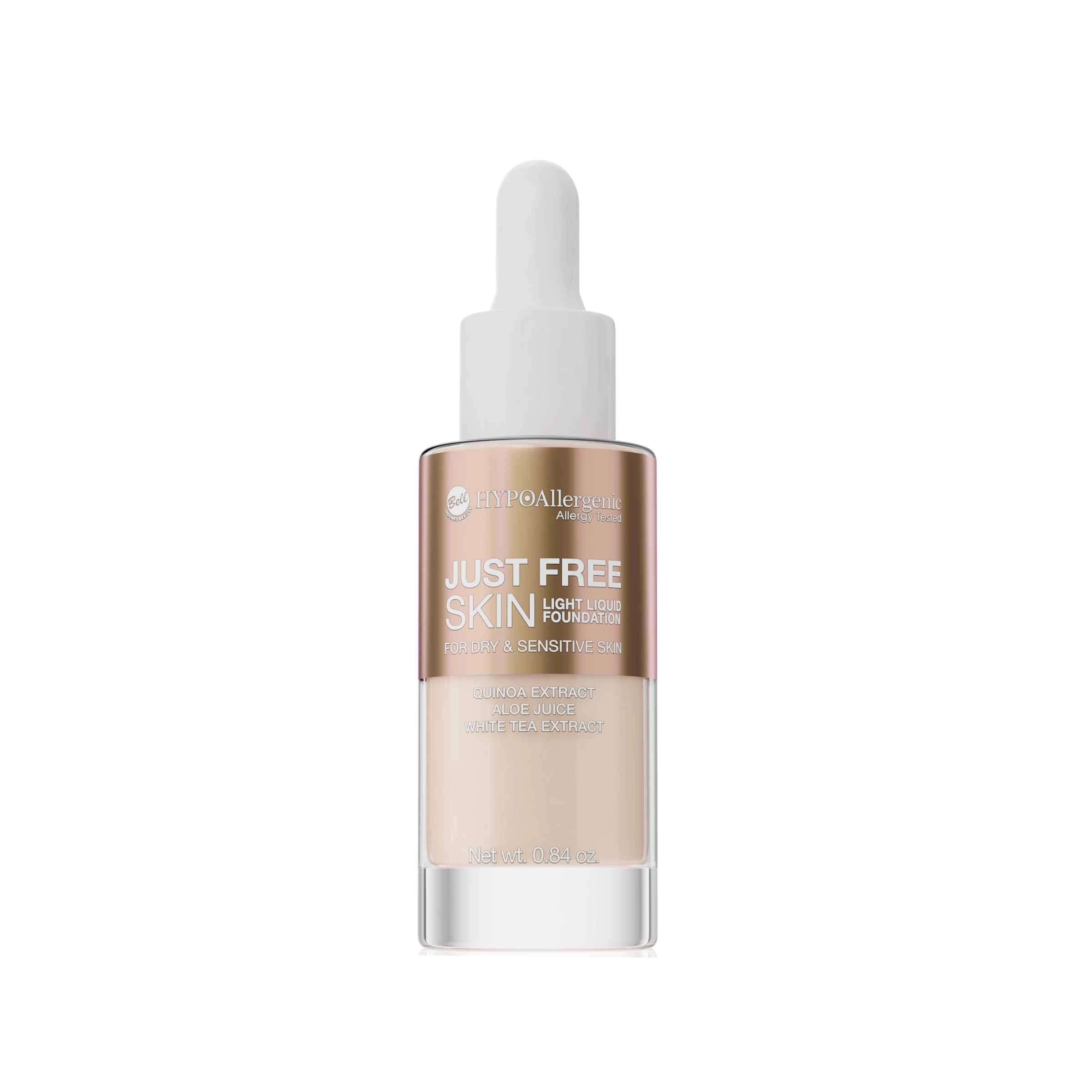 HYPOAllergenic Just Free Skin Light Liquid Foundation 02 Natural