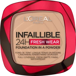 L’Oréal Paris Infaillible 24H Fresh Wear Make-Up-Puder 130 True Beige