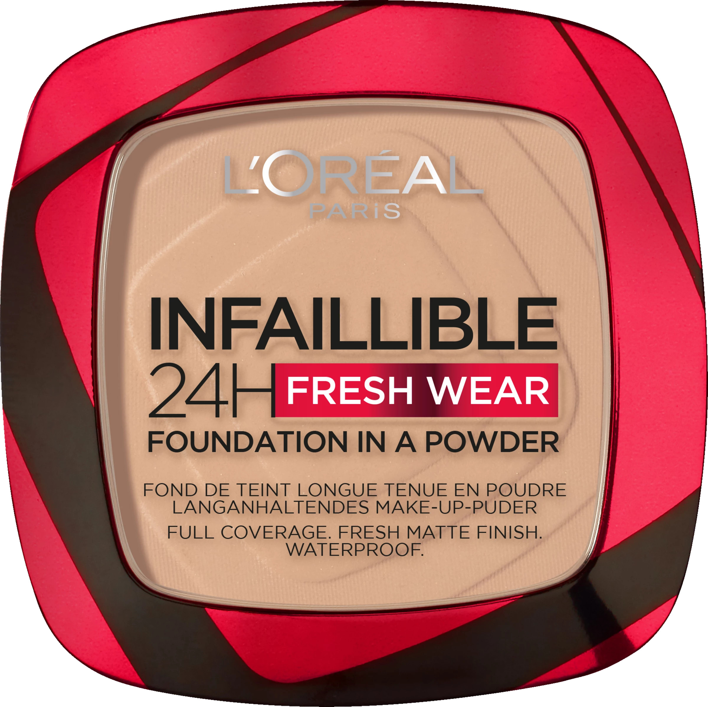 L’Oréal Paris Infaillible 24H Fresh Wear Make-Up-Puder 130 True Beige