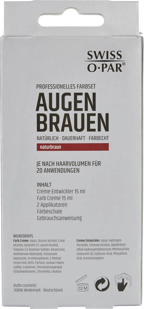 Swiss-o-Par Augenbrauenfarbe Naturbraun â Bild 2