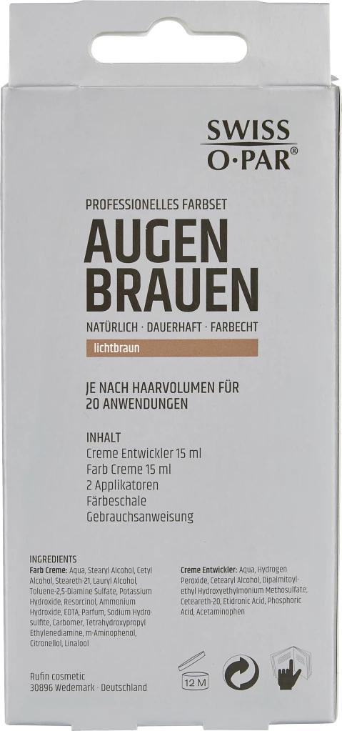 Swiss-o-Par Augenbrauenfarbe Lichtbraun â Bild 2