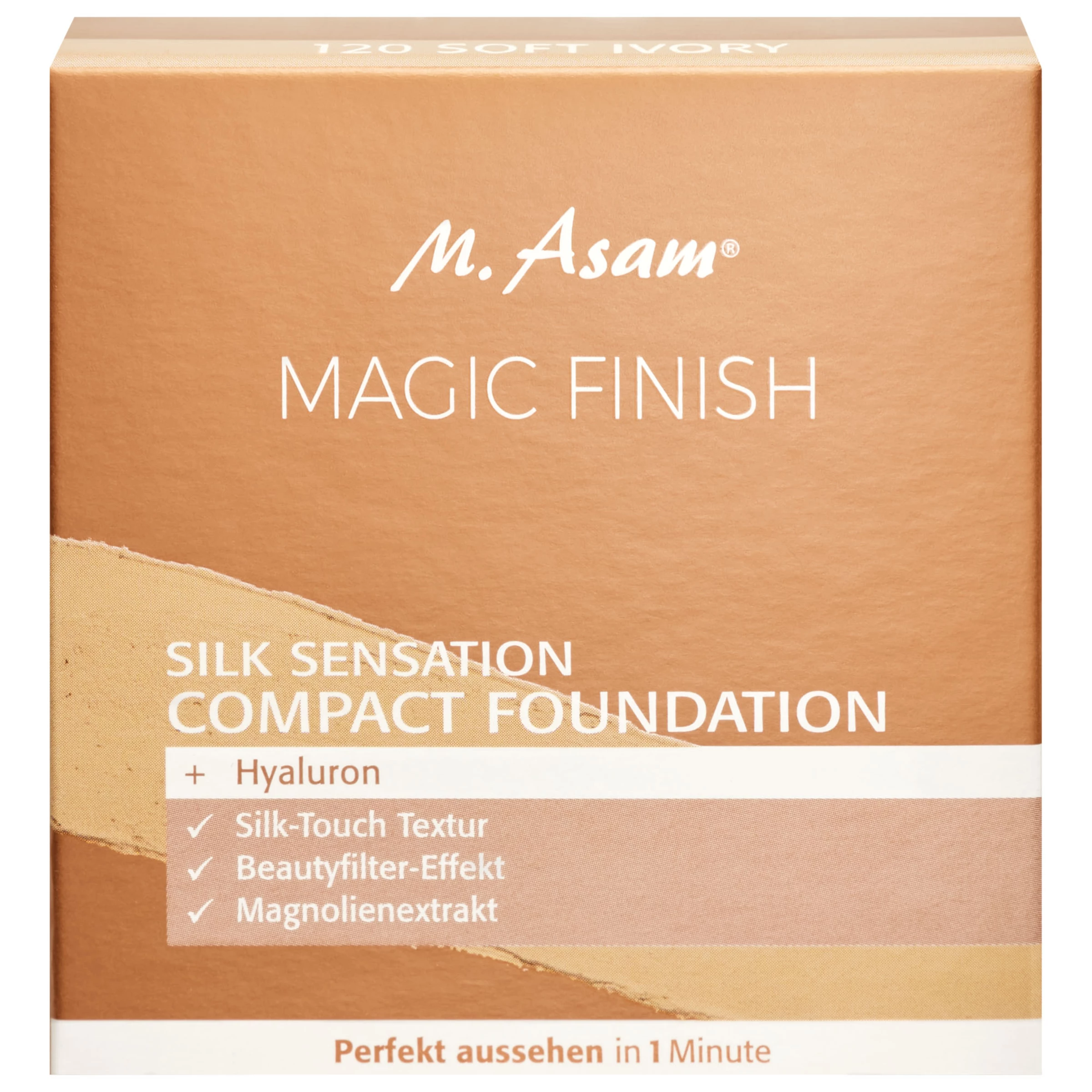 M. Asam MAGIC FINISH Silk Sensation Compact Foundation - 120 Soft Ivory