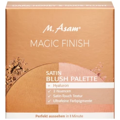 M. Asam MAGIC FINISH Satin Blush Palette - Dark Honey & Nude Flush