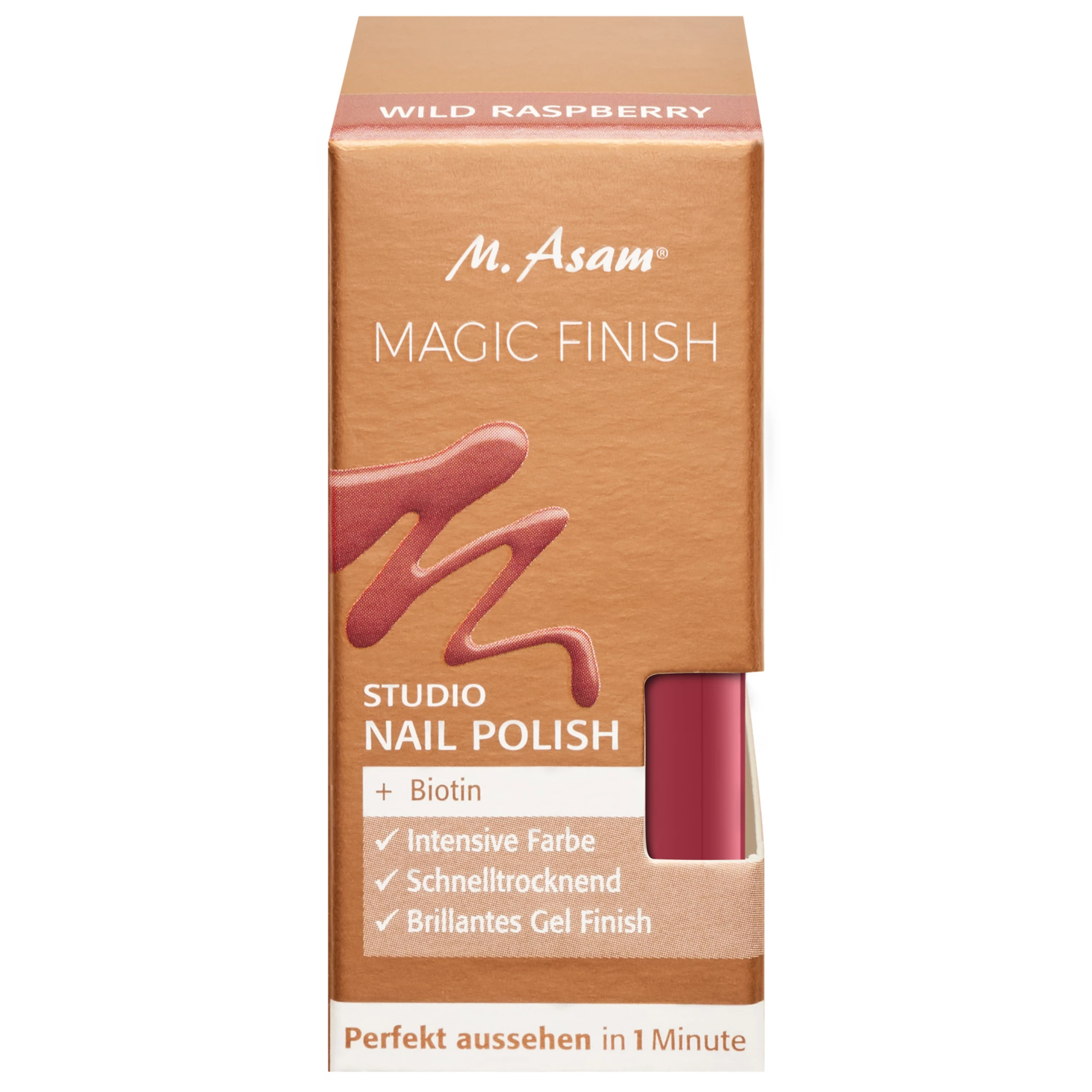 M. Asam MAGIC FINISH Studio Nail Polish - Wild Raspberry