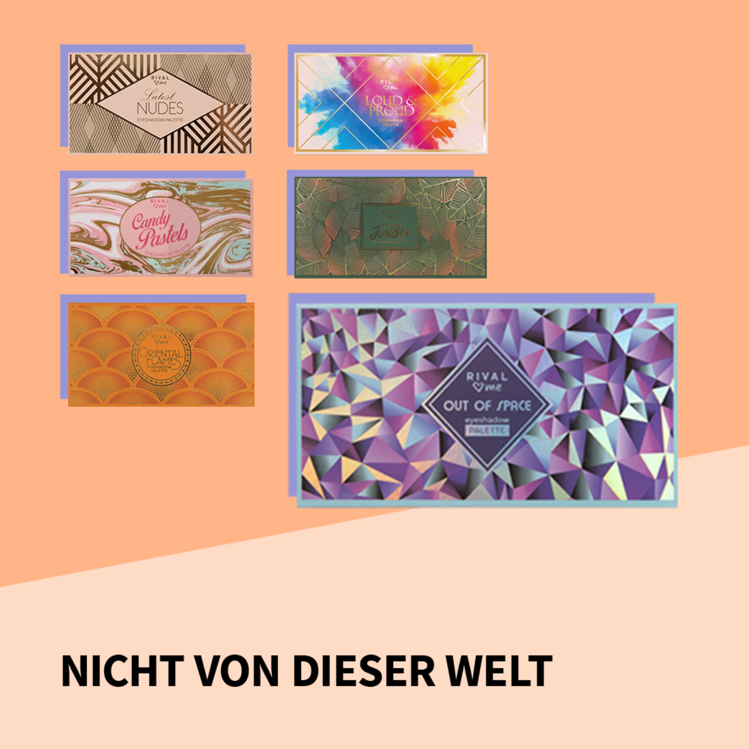 RIVAL Loves Me Eyeshadow Palette 05 Out Of Space â Bild 4