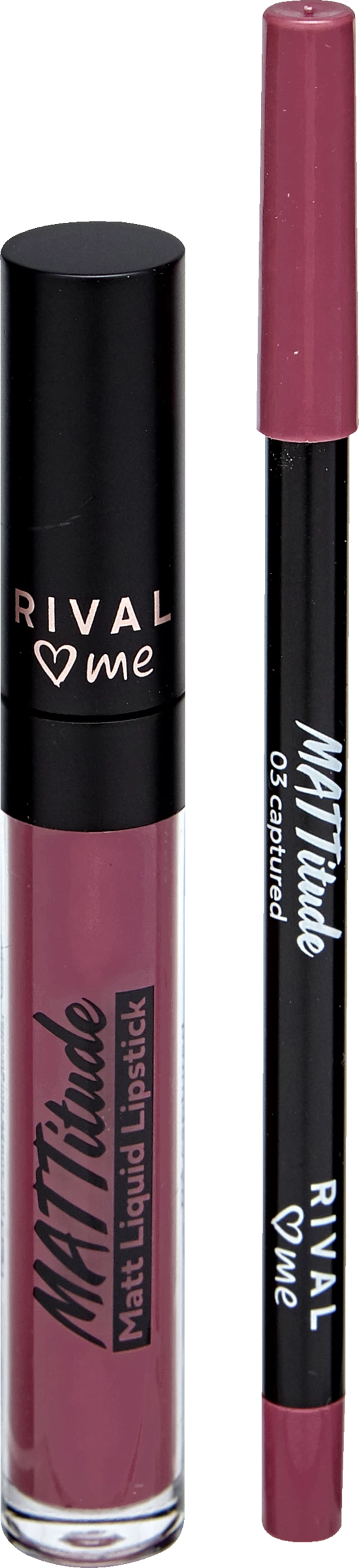 RIVAL Loves Me Mattitude Lip Kit 03 Captured â Bild 2