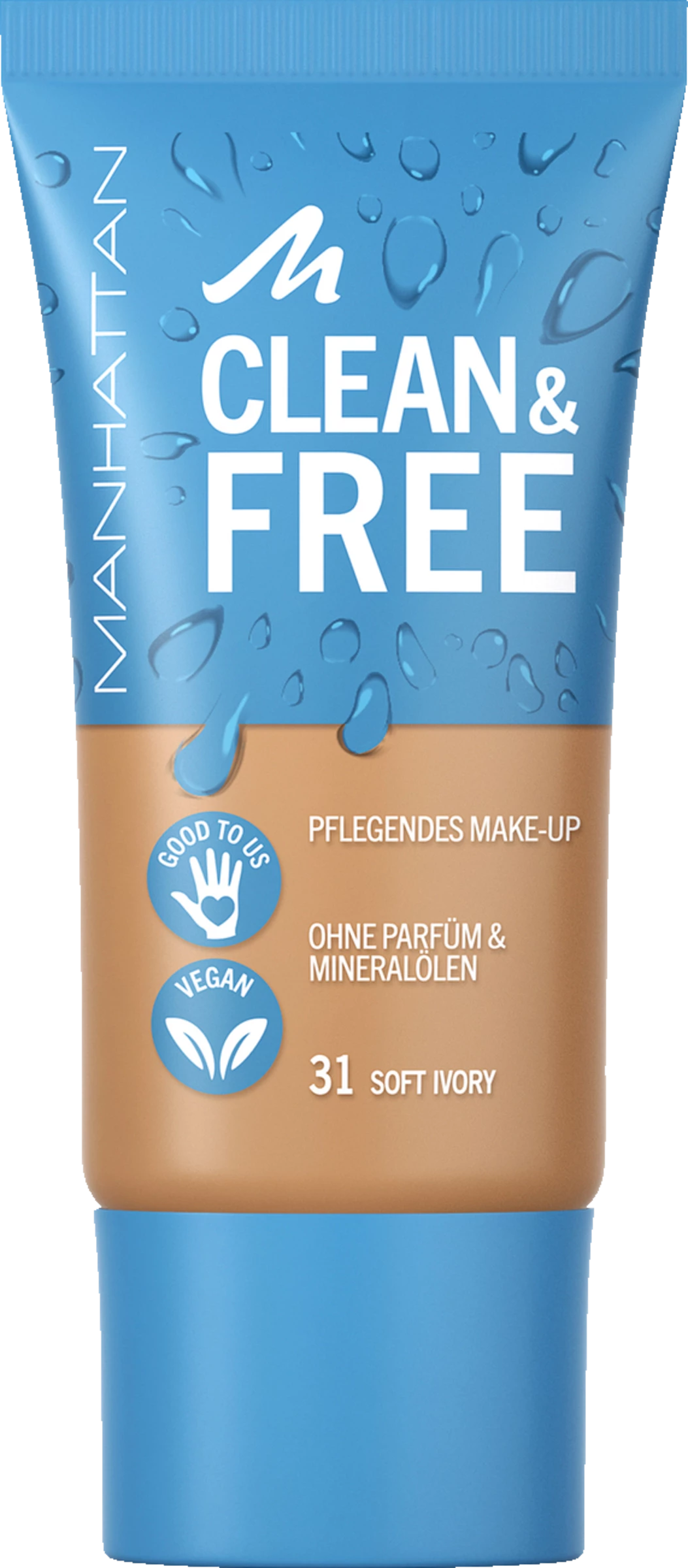Manhattan Clean & Free Skin Tint 31 Soft Ivory