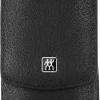 Zwilling Druckknopf-Etui Rindleder, Schwarz 3-tlg.