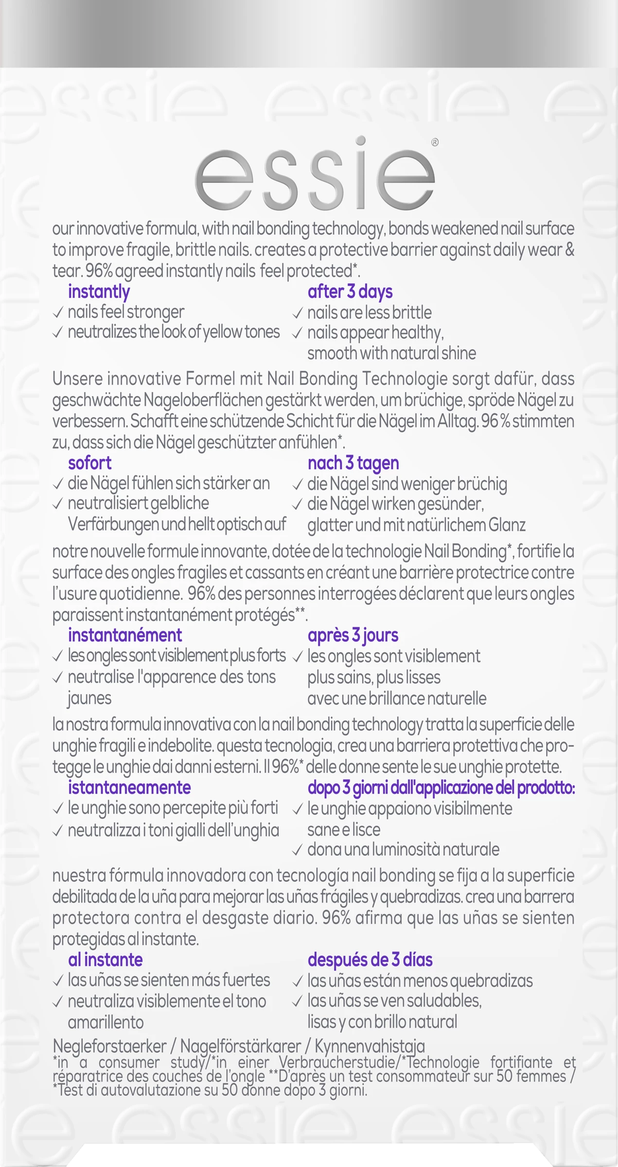 Essie Nagelhärter Hart To Resist Violett – Bild 4