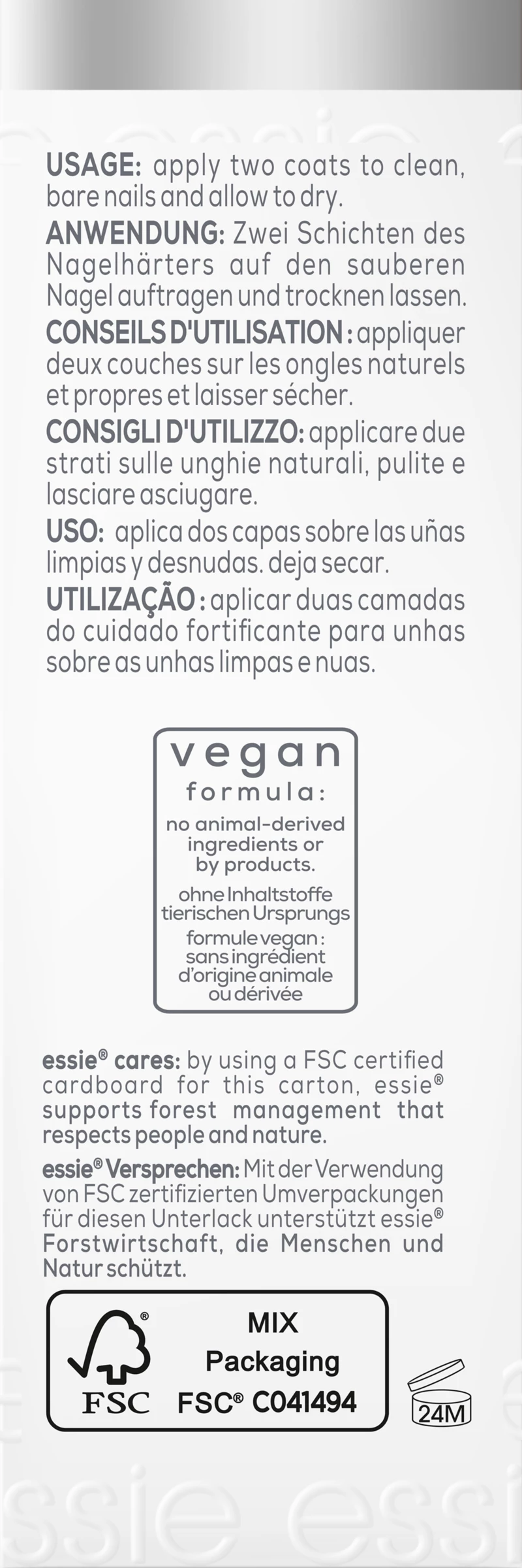 Essie Nagelhärter Hart To Resist Violett – Bild 3