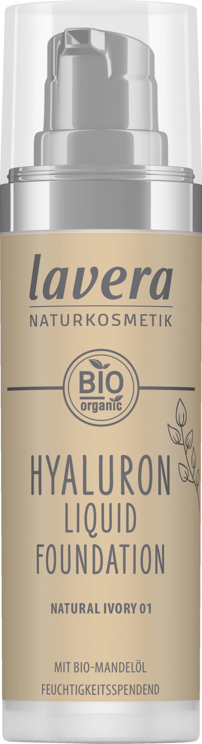 Lavera Hyaluron Liquid Foundation -Natural Ivory 01-
