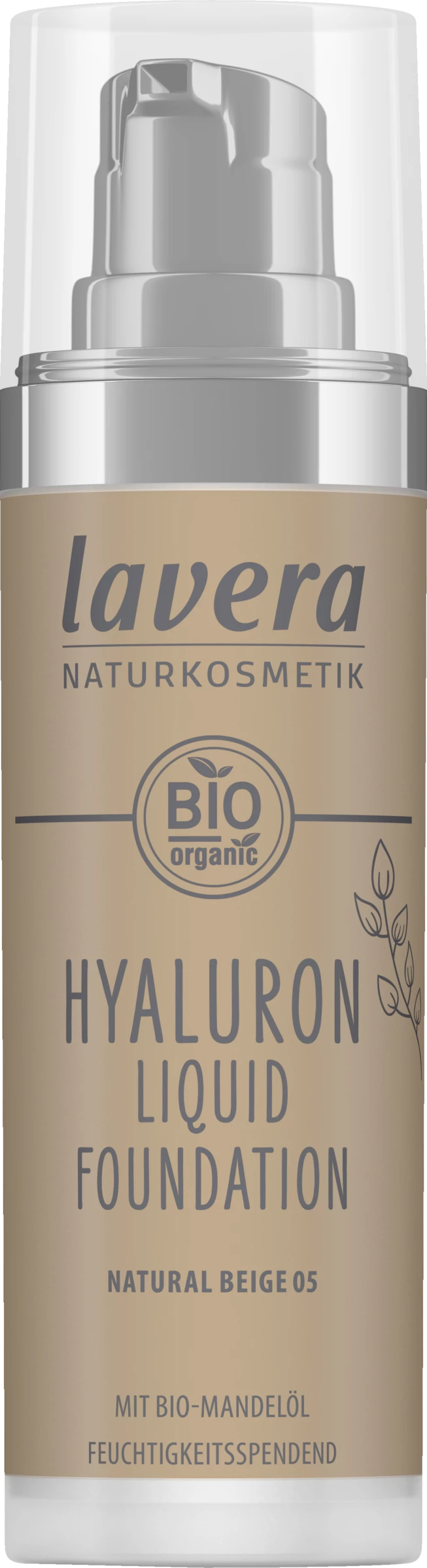 Lavera Hyaluron Liquid Foundation -Natural Beige 05-