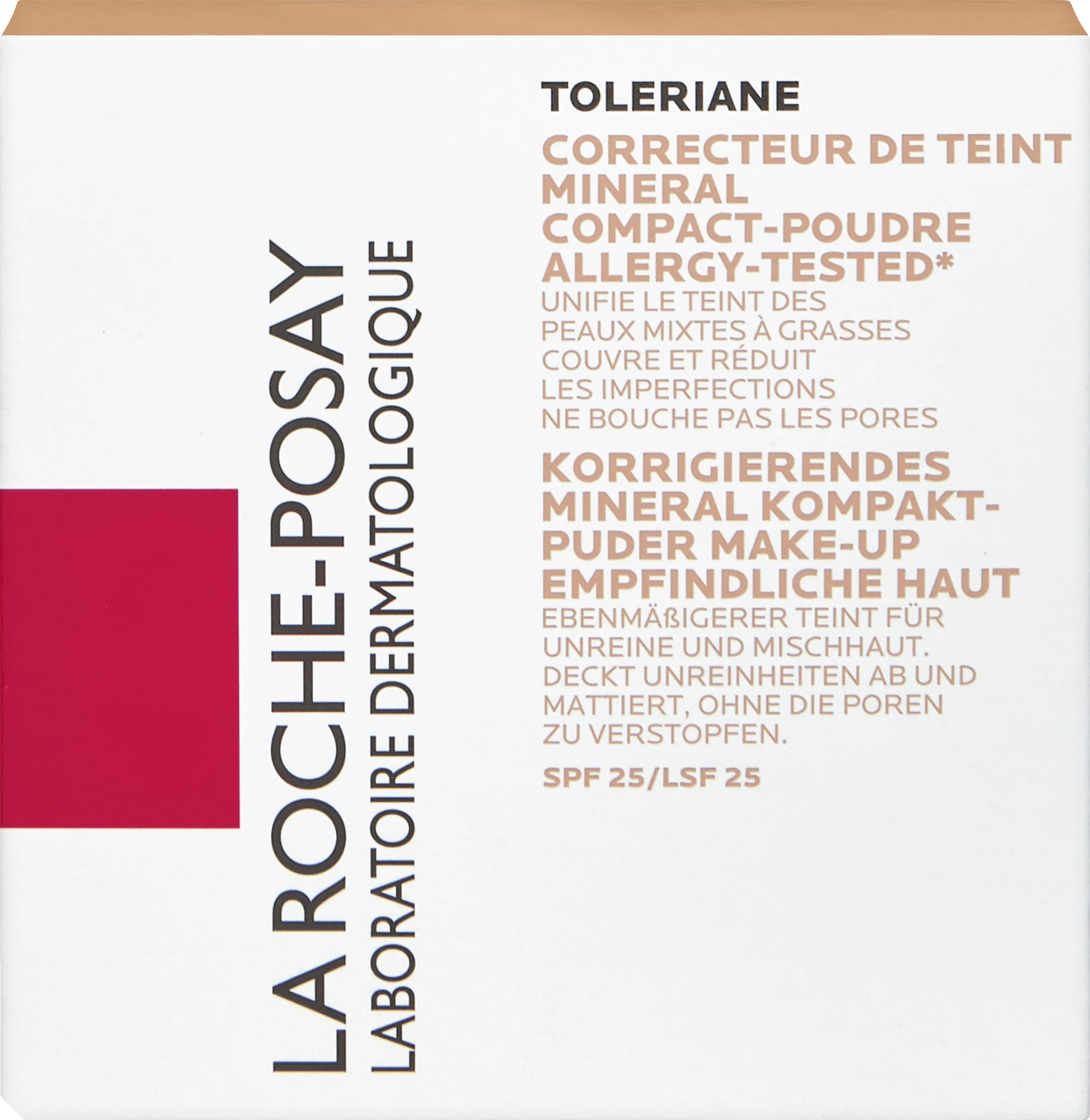 LA ROCHE-POSAY TOLERIANE Korrigierendes Mineral Kompakt-Puder Make-up 13 Sand Beige