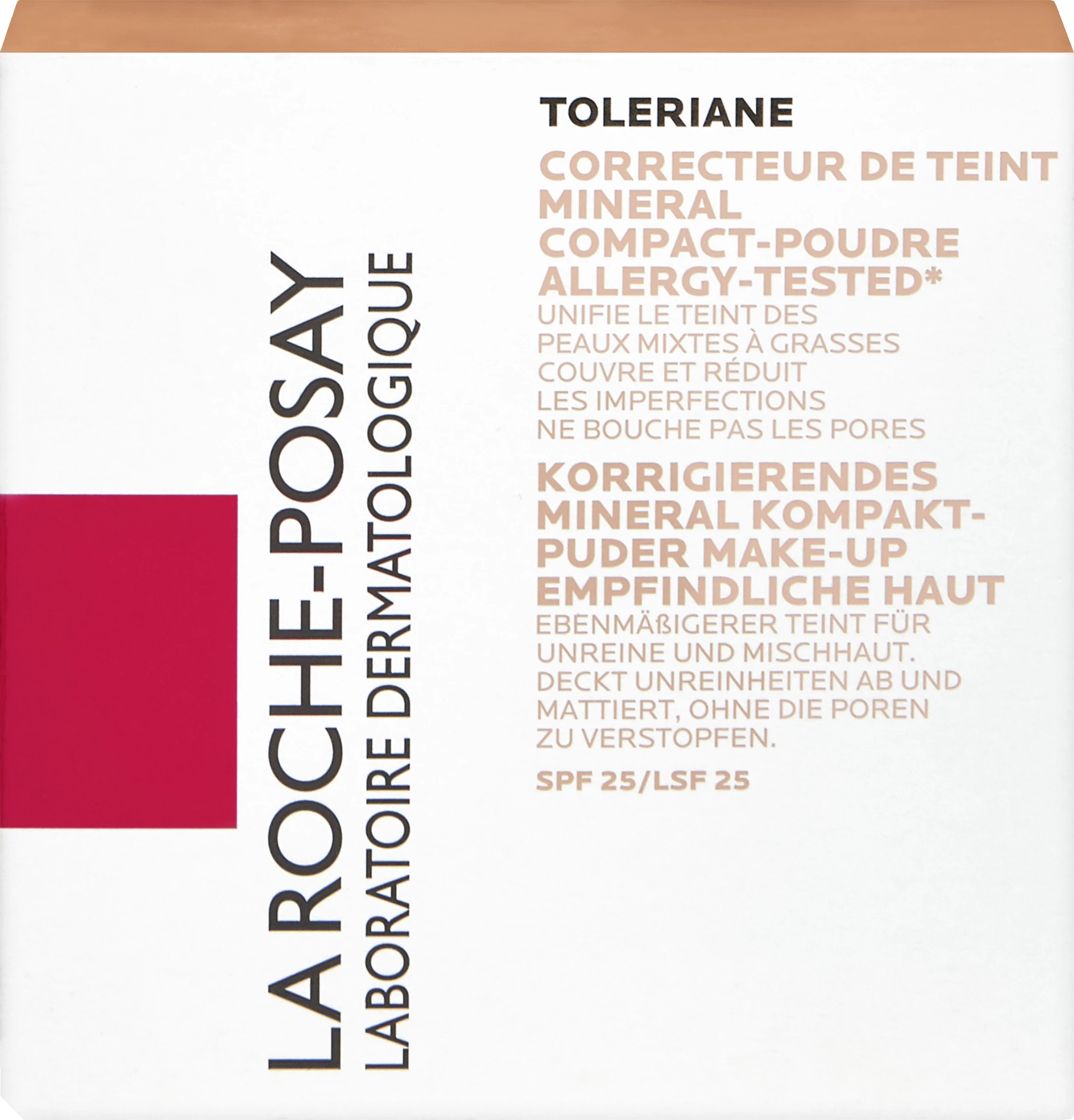 LA ROCHE-POSAY TOLERIANE Korrigierendes Mineral Kompakt-Puder Make-up 15 Golden