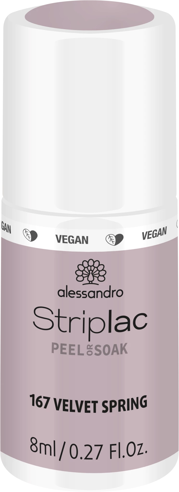 Alessandro STRIPLAC PEEL OR SOAK VELVET SPRING -VEGAN