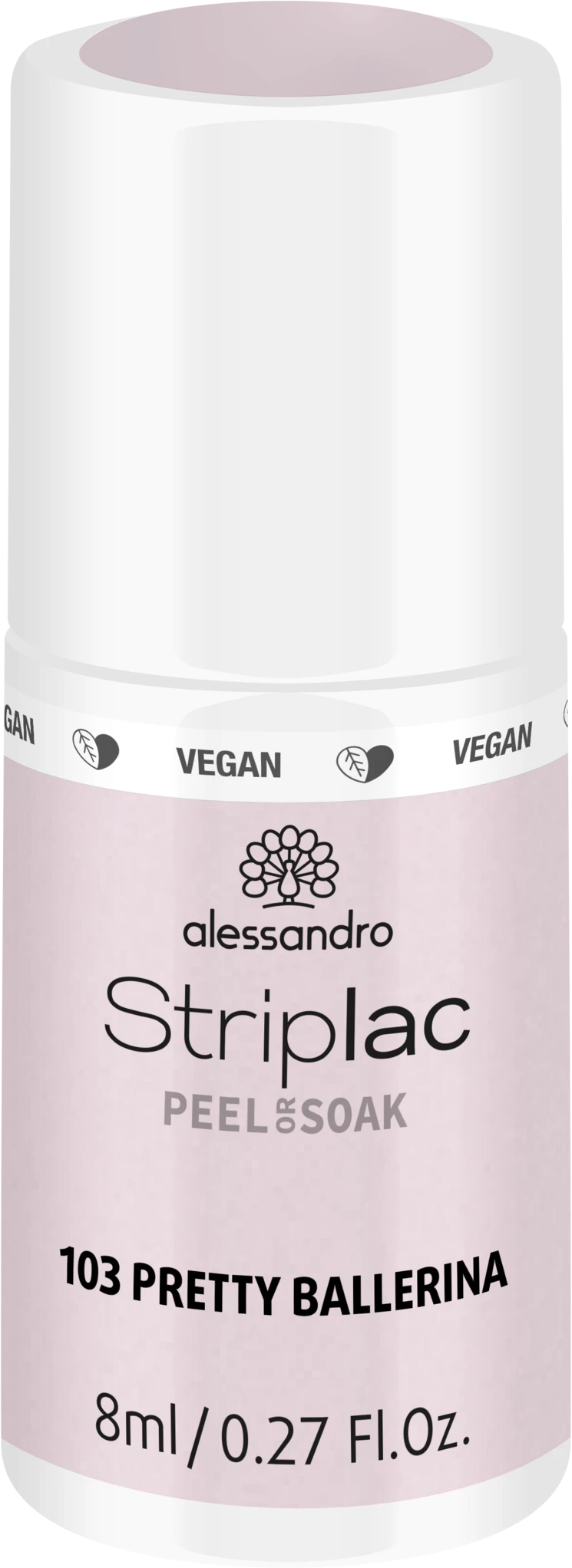Alessandro STRIPLAC PEEL OR SOAK PRETTY BALLERINA -VEGAN