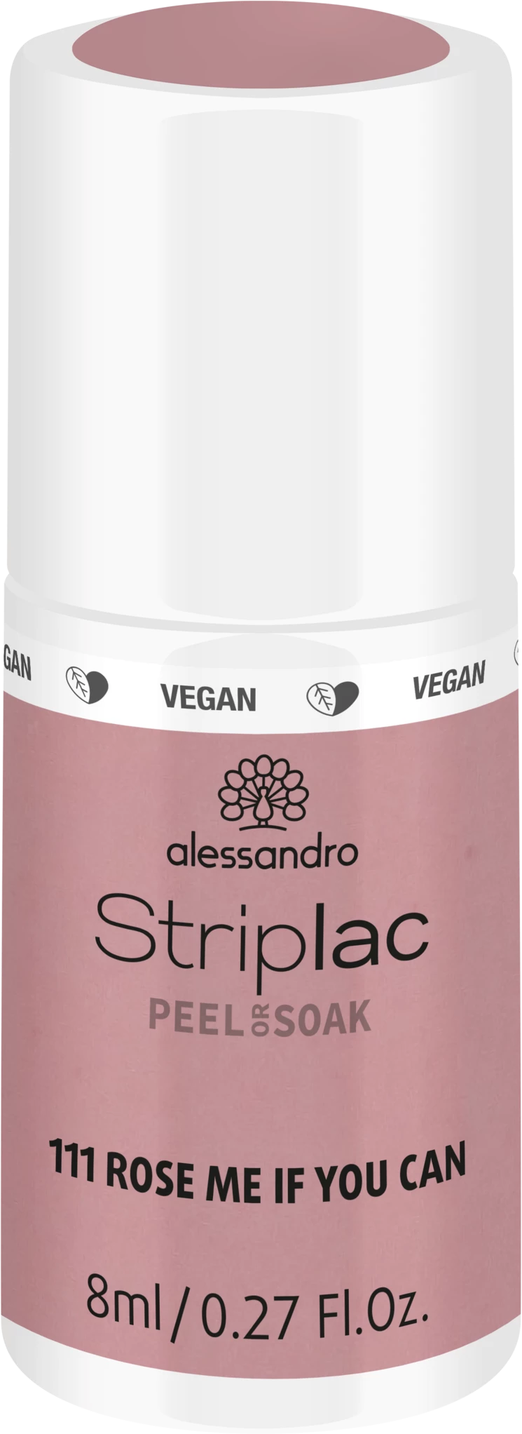 Alessandro STRIPLAC PEEL OR SOAK ROSE ME IF YOU CAN -VEGAN