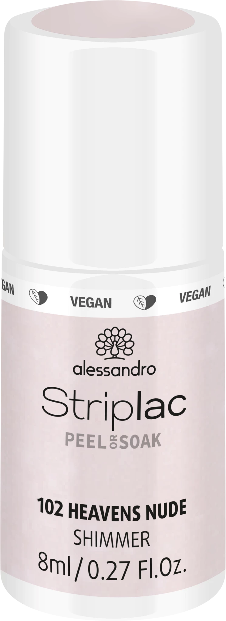 Alessandro STRIPLAC PEEL OR SOAK HEAVENS NUDE -VEGAN