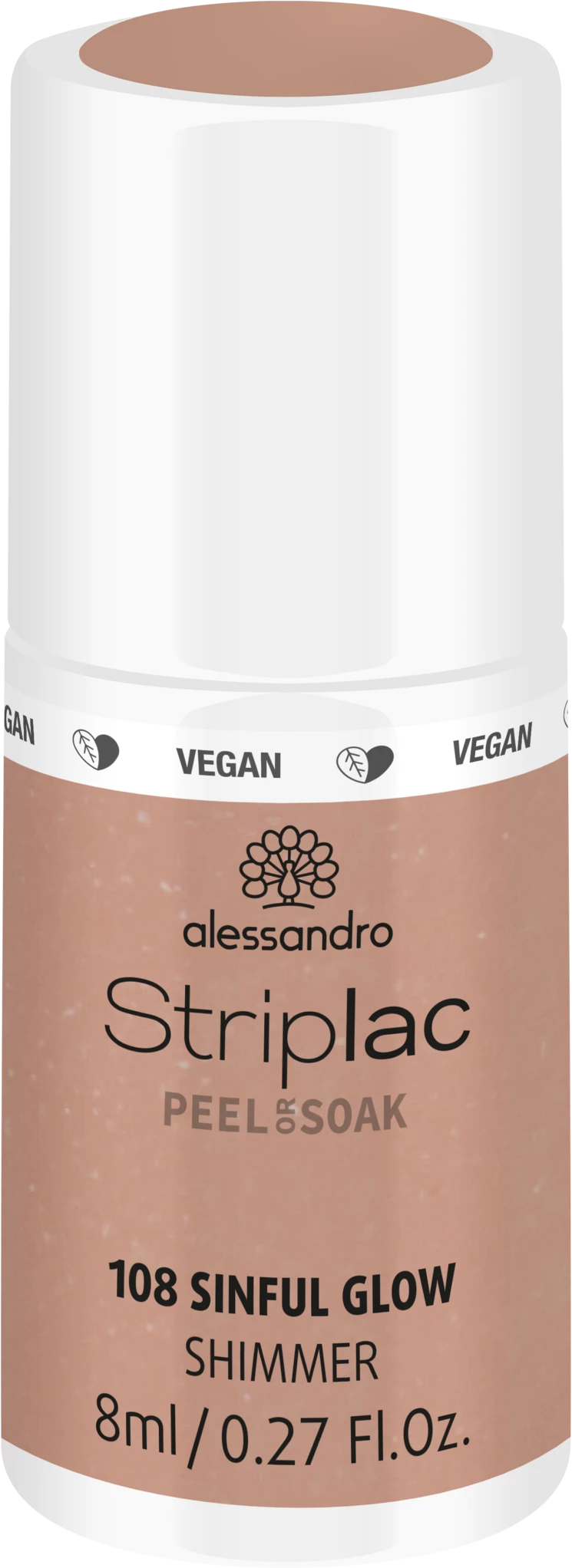 Alessandro STRIPLAC PEEL OR SOAK SINFUL GLOW -VEGAN