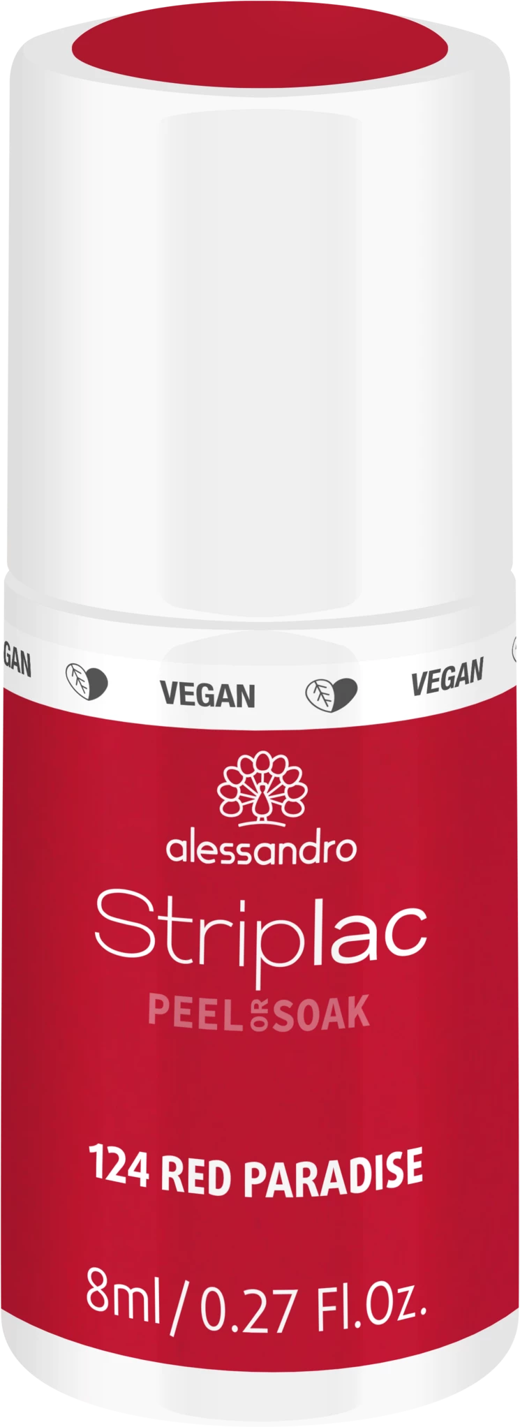 Alessandro STRIPLAC PEEL OR SOAK RED PARADISE -VEGAN