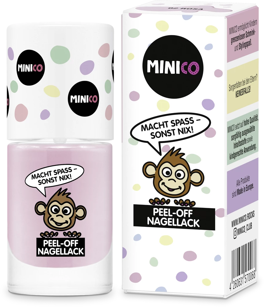 MINICO Peel-Off Nagellack 02 Rosa