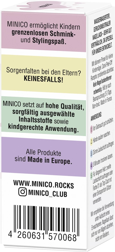 MINICO Peel-Off Nagellack 02 Rosa â Bild 2