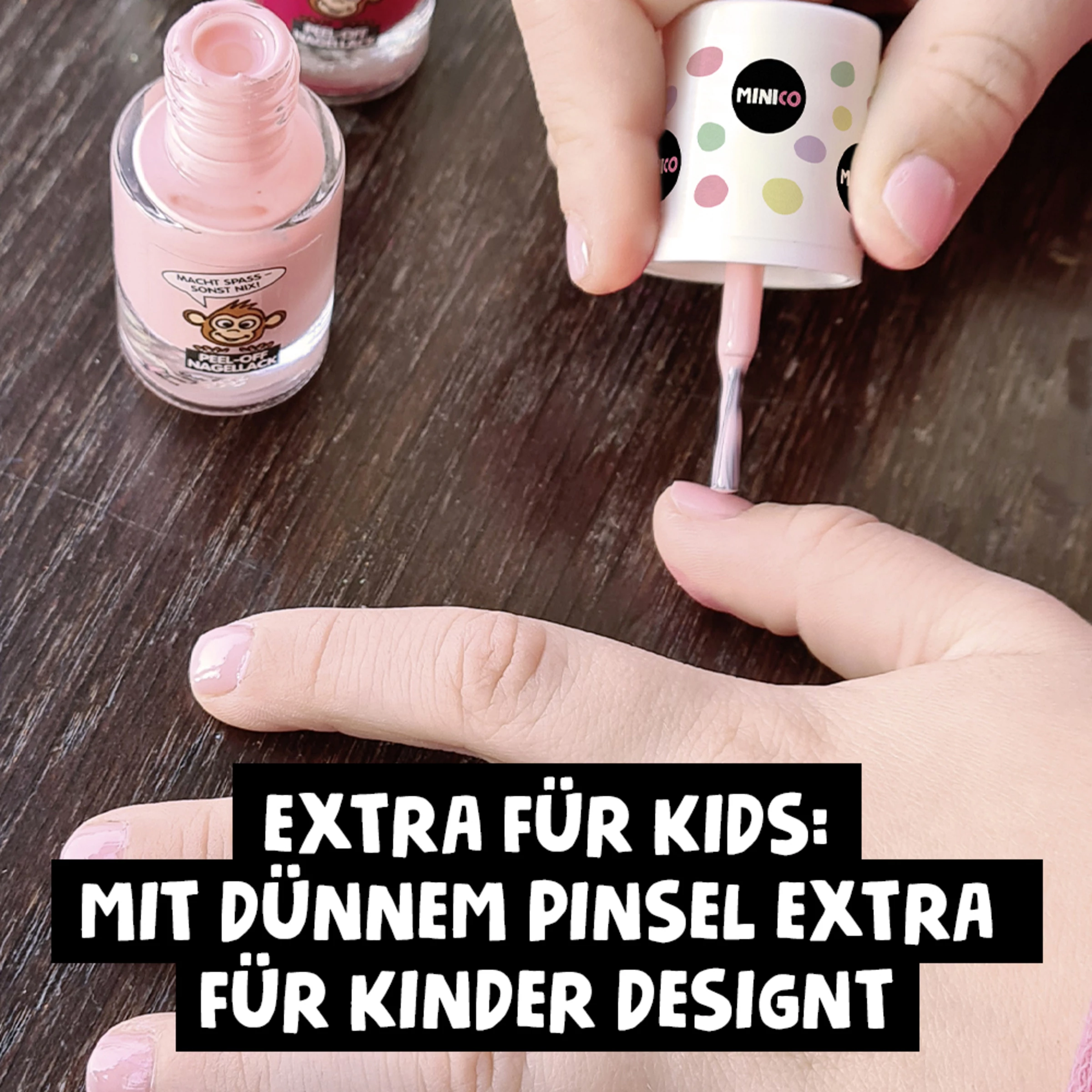 MINICO Peel-Off Nagellack 02 Rosa â Bild 11