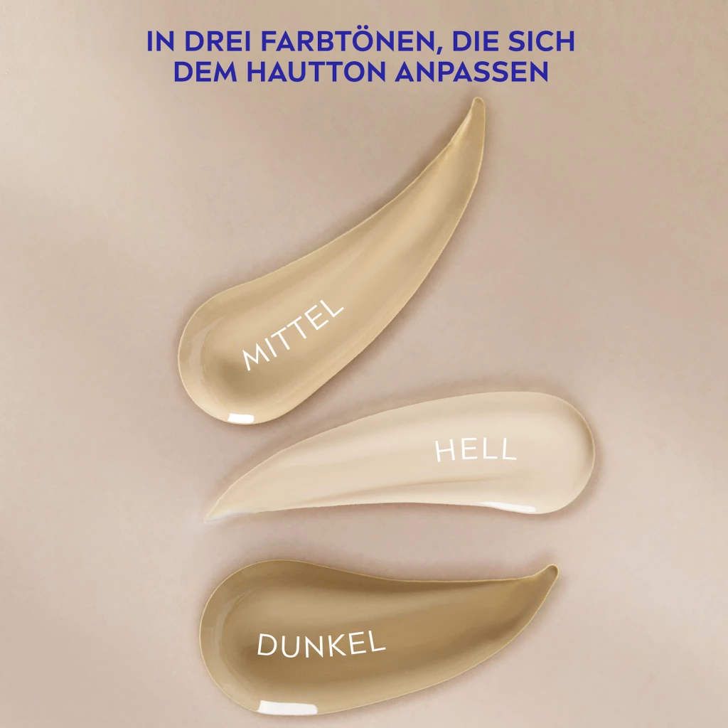 NIVEA Cellular Filler 3in1 Hyaluron Serum Foundation 02 Mittel â Bild 4