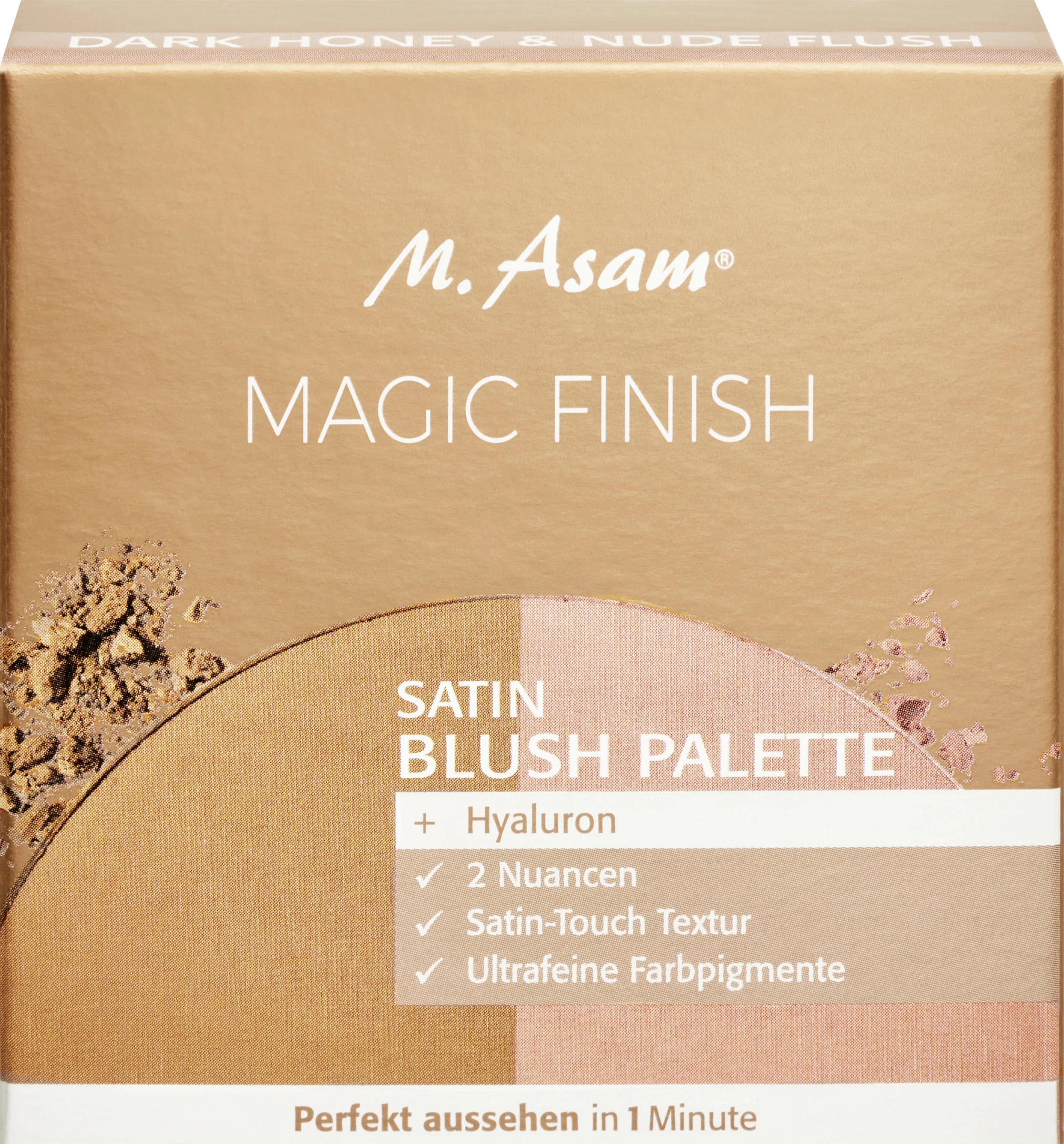 M. Asam MAGIC FINISH Satin Blush Palette - Dark Honey & Nude Flush – Bild 2