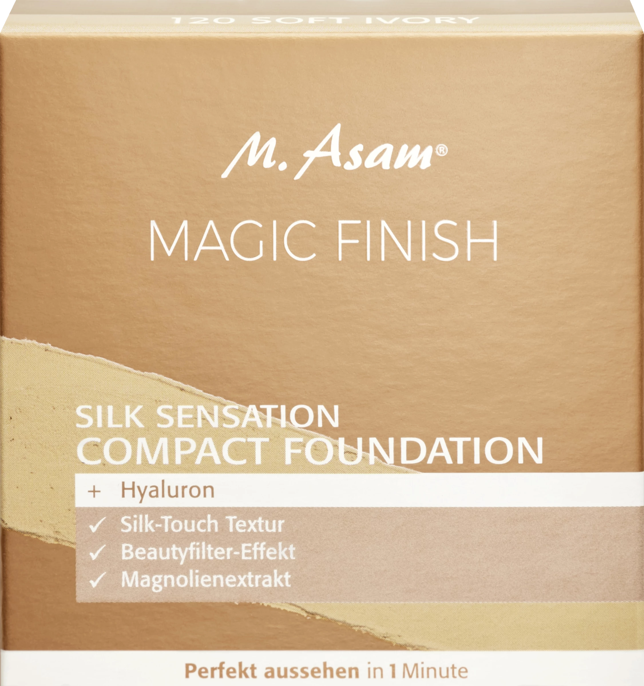 M. Asam MAGIC FINISH Silk Sensation Compact Foundation - 120 Soft Ivory – Bild 2