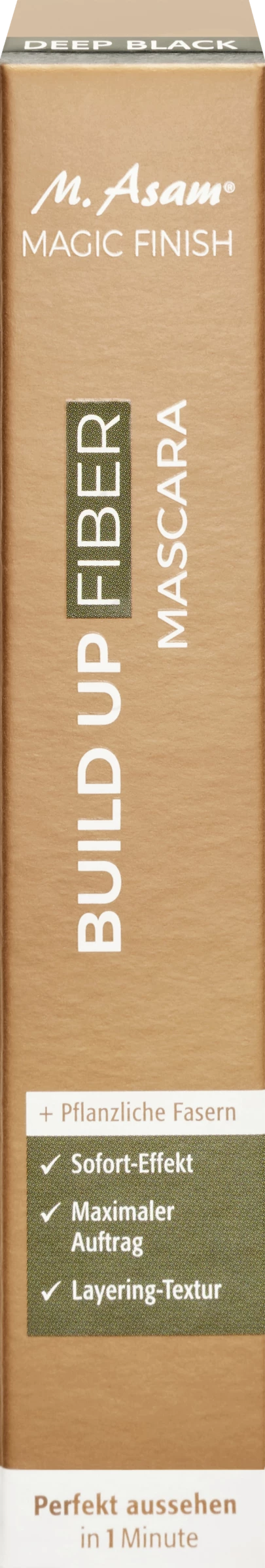 M. Asam MAGIC FINISH Build Up Fiber Mascara - Deep Black