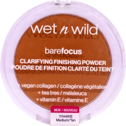 Wet N Wild Bare Focus CLARIFYING FINISHING POWDER, Medium/Tan