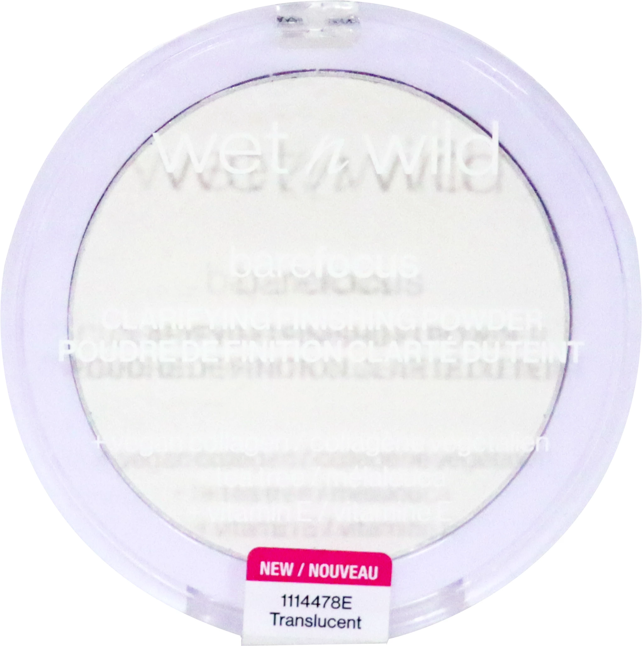 Wet N Wild Bare Focus CLARIFYING FINISHING POWDER, Translucent