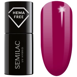 436 UV Nagellack Hybrid Semilac Powerful Burgundy