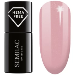 376 UV Nagellack Hybrid Semilac Shimmer Stone Pink Diamond