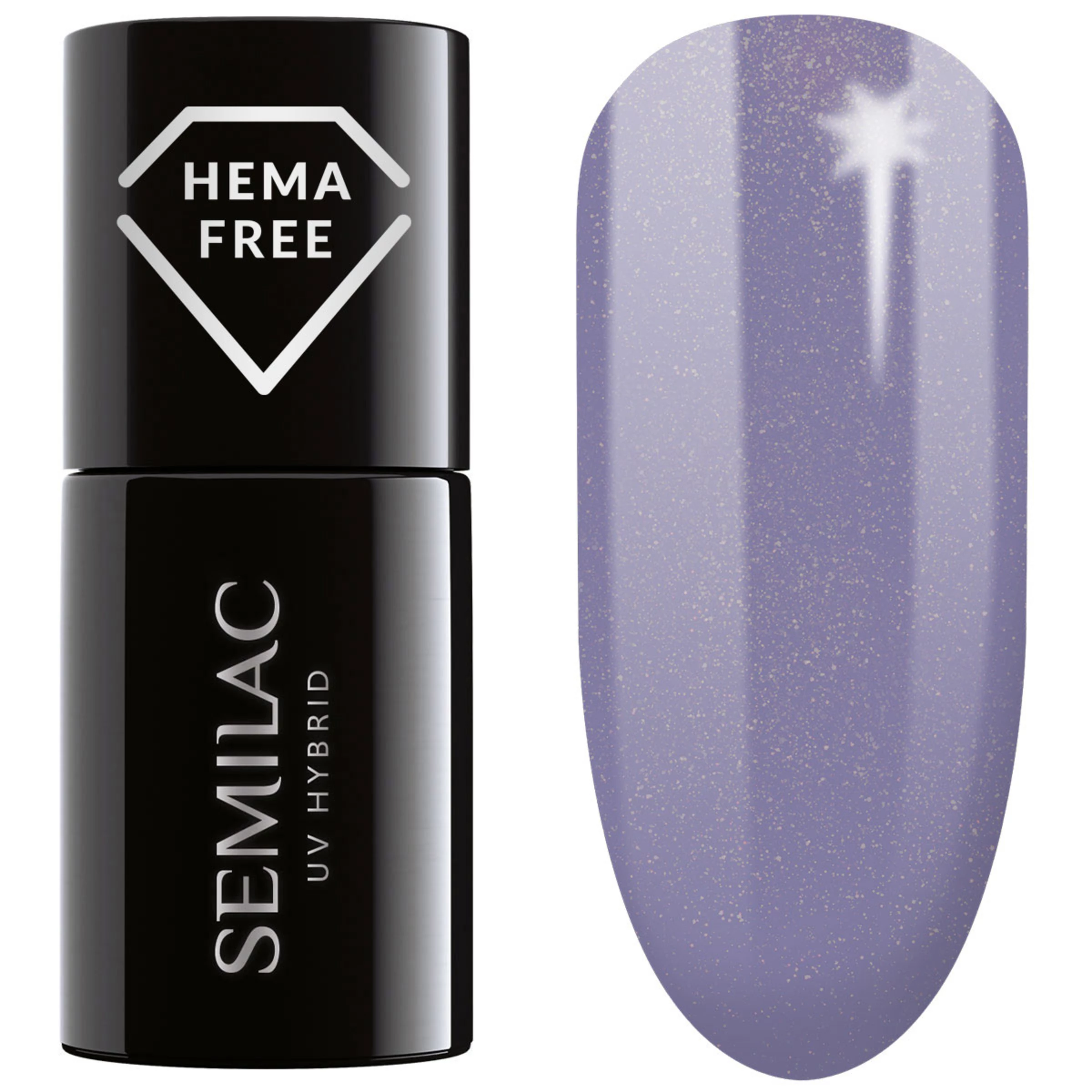 379 UV Nagellack Hybrid Semilac Shimmer Stone Saphirre