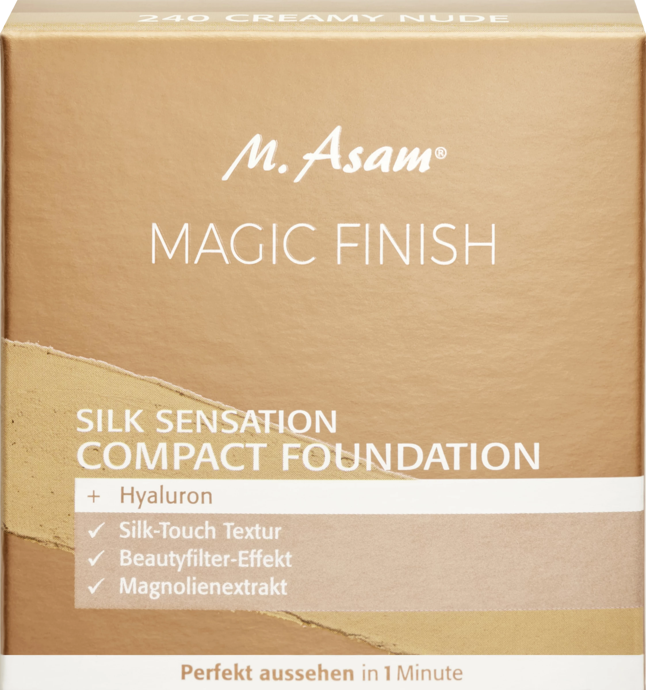 M. Asam MAGIC FINISH Silk Sensation Compact Foundation 240 Creamy Nude â Bild 2