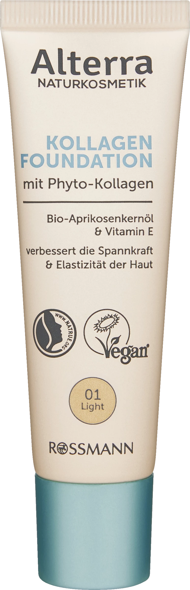 Alterra NATURKOSMETIK Kollagen Foundation 01 Light â Bild 3