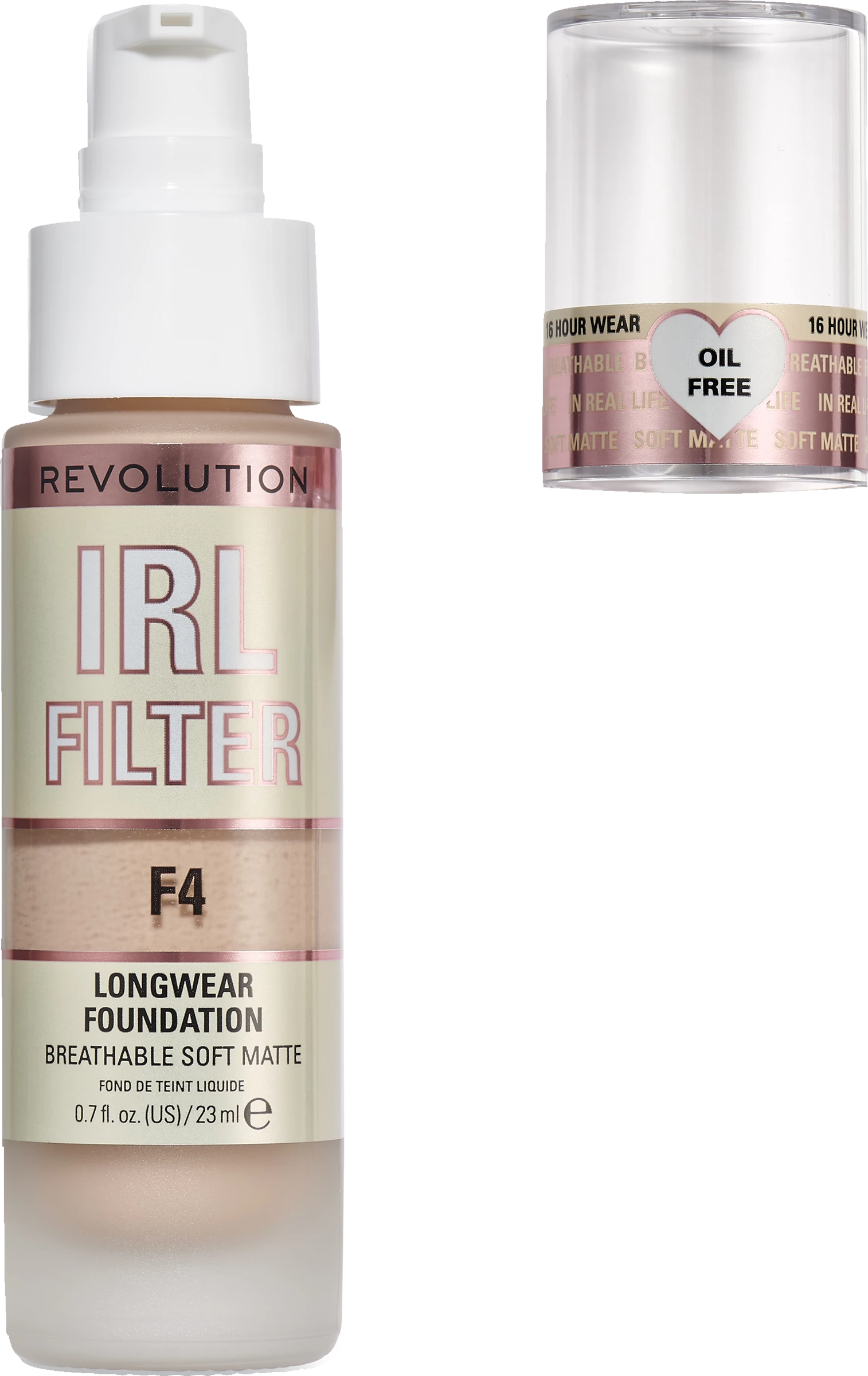 Revolution Makeup Revolution IRL Filter Longwear Foundation F4 – Bild 2